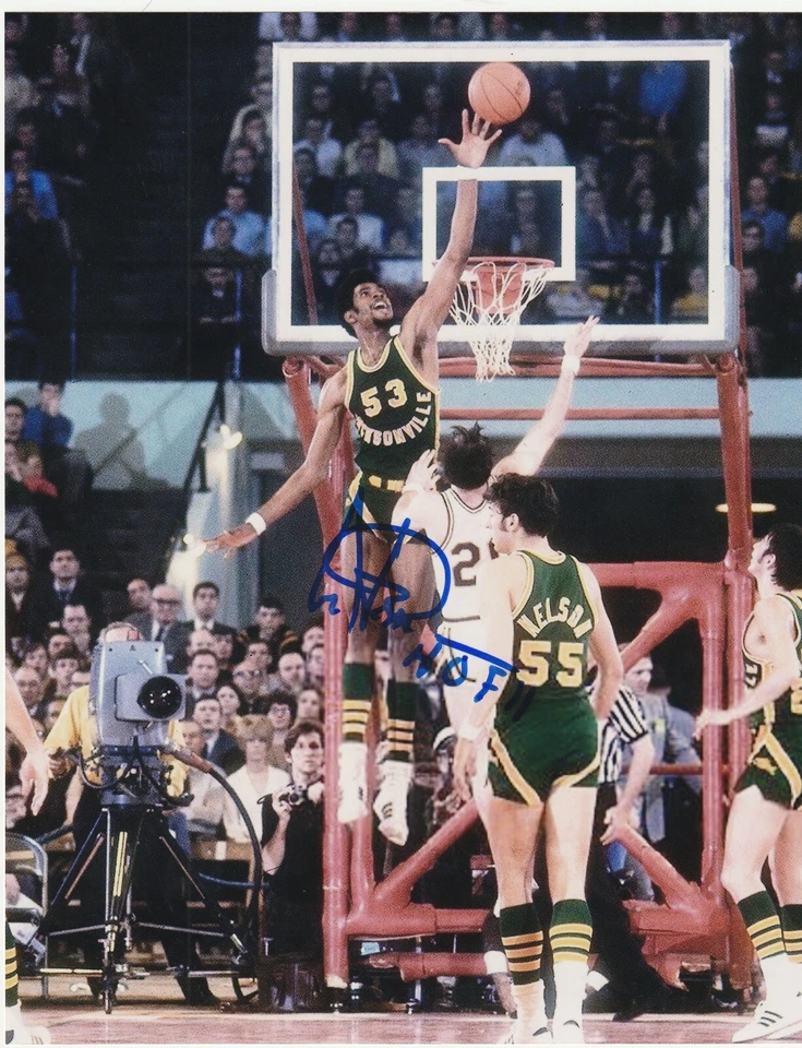 ARTIS GILMORE JACKSONVILLE DOLPHINS ACCIÓN FIRMADO 8x10 Foto 1 de 1