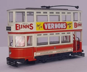 Tranvía Corgi Tramway Classics 36710 Sunderland completamente cerrado - Vernons / Binns - Imagen 1 de 11