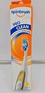 Spinbrush Pro Clean Battery Powered Electric Toothbrush Soft Bristles New - Picture 1 of 5