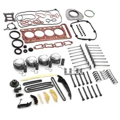 Engine Gaskets Valves Pistons Overhaul Kit for Audi A3 A4 VW Seat CJS CJE 1.8T - Image 1 of 4