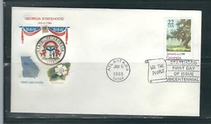 US SC # 2339 Georgia Statehood FDC. HF Cachet - Picture 1 of 1