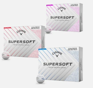 Callaway Supersoft Splatter 360 Golf Balls 2 Doz Pick Color Mix & Match - Picture 1 of 7