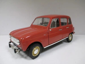 RARE RENAULT 4 4L R4 ROUGE BRIQUE de 1963 1964 par SOLIDO 8069 au 1/18 - Imagen 1 de 13