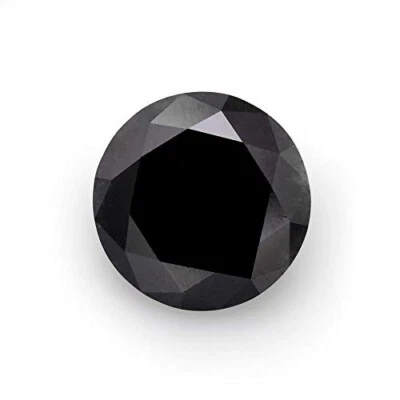 37,90 CT Natural Maravilloso Camboya Circón Negro Forma Redonda A+++Piedras Preciosas Sueltas Foto 1 de 4