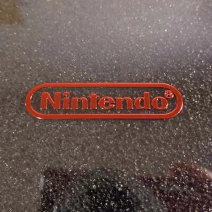 Nintendo Console Label / Aufkleber / Sticker / Badge / Logo 30mm x 7mm [0173b] - Picture 1 of 5