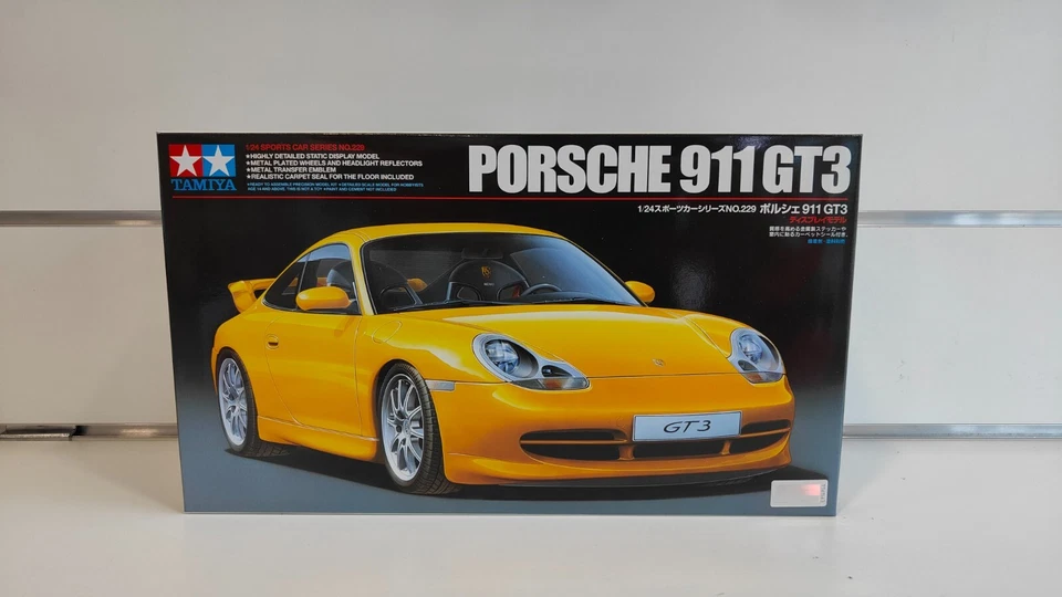 Porsche 911 GT3 Tamiya 1-24 auto sportiva modellino kit 24229 - Immagine 1 di 1