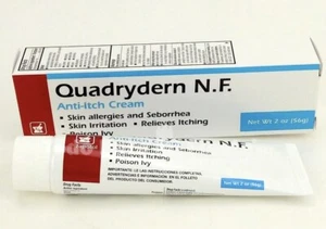 QUADRYDERN N.F CREAM SKIN ALLERGIES AND IRRITATION 2 OZ - Picture 1 of 1