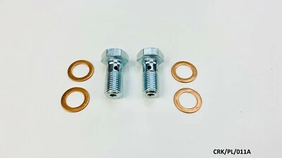 2 x Perno de banjo de manguera hidráulica para Dodge Neon Chrysler 300M 1999-2006 CRK/PL/011A Foto 1 de 4