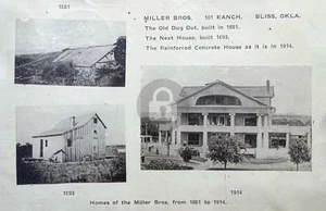 101 Ranch OK Oklahoma Miller Brothers Homes RPPC Photo Postcard COPY - Picture 1 of 2