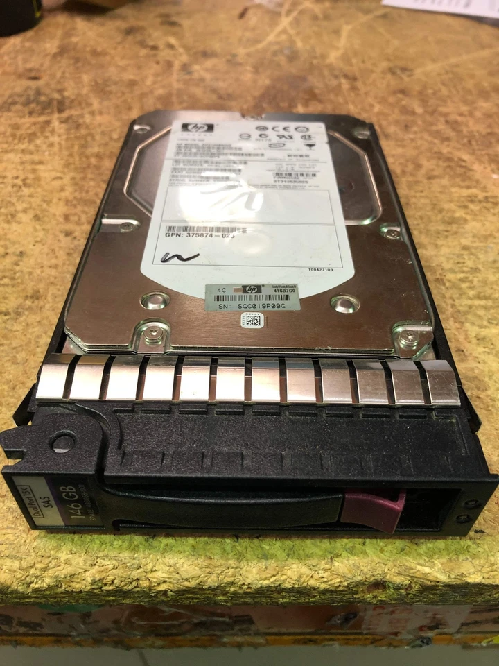 384854-B21 HP Hot-Plug 146GB 15K rpm 3.5inch Dual-Port SAS Hard Disk Drive  4542 - Image 1 of 1