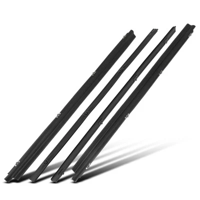 4x Sello rascador de ventana interior y exterior para Jeep Wrangler CJ5 CJ7 CJ6 Foto 1 de 4