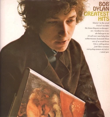 Bob Dylan Greatest Hits LP vinyl UK Cbs 1988 red labels reissue LP in barcoded - Image 1 of 4