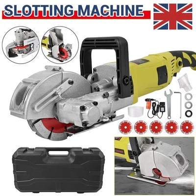 4000W Electric Wall Chaser Groove Cutting Slotting Machine Brick Concrete Cutter - Image 1 of 4