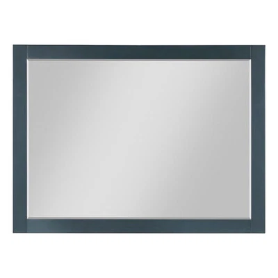 Maribella 48" Rectangular Bathroom Wood Framed Wall Mirror in White - Image 1 of 4