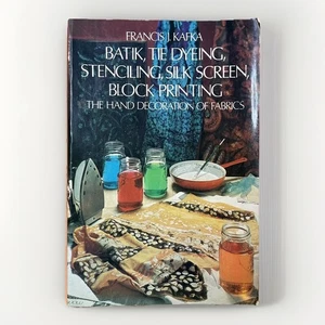 Batik Tie Dyeing Stenciling Silk Screen Block Printing Hand Decoration Of Fabric - Picture 1 of 5