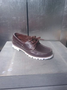 Neue TIMBERLAND Bootsschuhe 3-Eye Lug Gr 37 braun Halbschuhe Mokassins #1767 - Bild 1 von 13