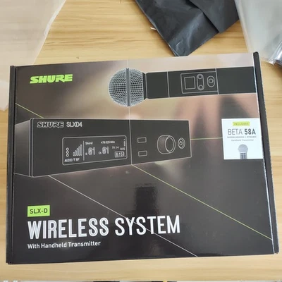 OEM SYSTEMS Shure SLXD4/Beta58A Handheld Wireless Vocal System w/ BETA58 Microphones Express