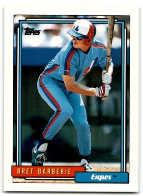1992 Topps Bret Barberie Montreal Expos #224 - Image 1 of 2