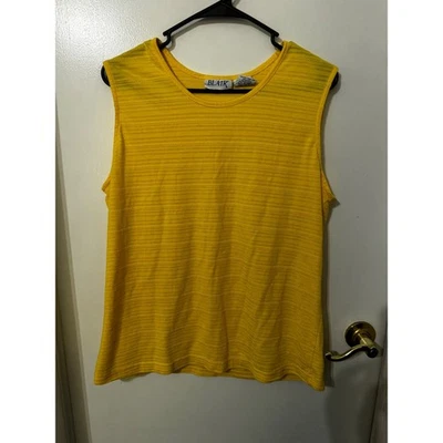 Blair женщин Майка без рукавов желтый в полоску повседневный Summer удобный LGE - Изображение 1 из 4