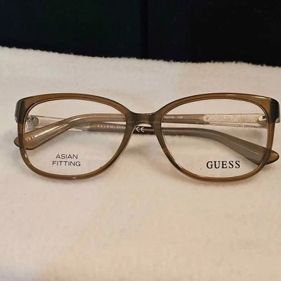 Guess Eyeglass Frames ~ GU2560-F Shiny Light Brown 53 16-135 - Image 1 of 4