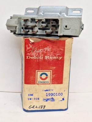 INTERRUPTOR DE ENCENDIDO NUEVO AC DELCO (GM) 1974-197 BUICK, CADILLAC, OLDSMOBILE 1990100 Foto 1 de 4