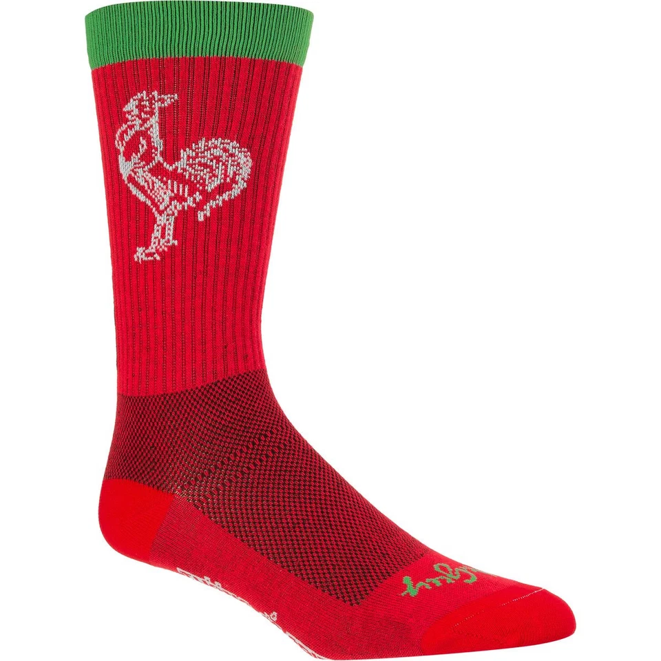 SockGuy Sriracha Acrylic 8in Socks - Image 1 of 1