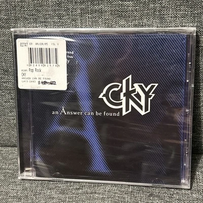 NEW Sealed w/Hype Sticker! CKY An Answer Can Be Found CD Rare 2005 Island Foto 1 de 4