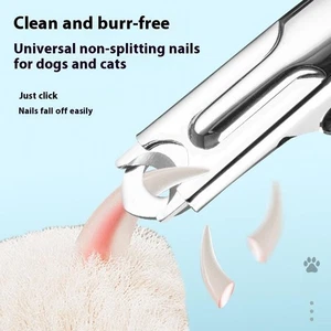 Stainless Steel Pet Nail Clippers Pet Grooming Tools Pet Dog Cat Nail Trimmer-! - Picture 1 of 18