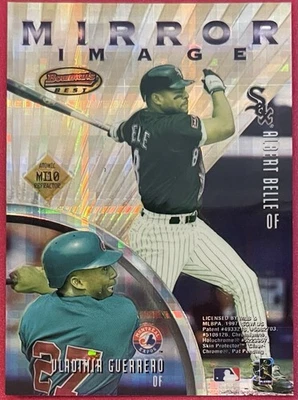 Vladimir Guerrero Kenny Lofton 1997 Bowmans Mejor Imagen Espejo Refractor Atómico Foto 1 de 2