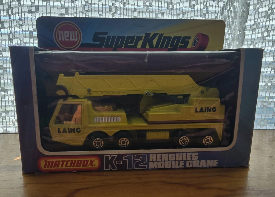 Caja sin perforar grúa móvil Matchbox Super Kings K-12 Hercules Foto 1 de 4
