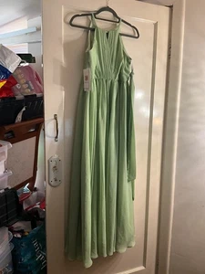 Cicinia Green floor length bridesmaid dress size 14 BNWT - Picture 1 of 6