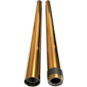 Pro-One Performance 39mm Fork Tubes - 26.25in. - Gold Motorcycle Street Bike - Picture 1 of 5