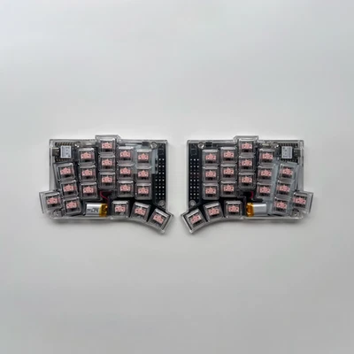 TOTEM+ Wireless Split Ergonomic Keyboard ZMK Bluetooth Choc V1 Low Profile DIY - Image 1 of 4
