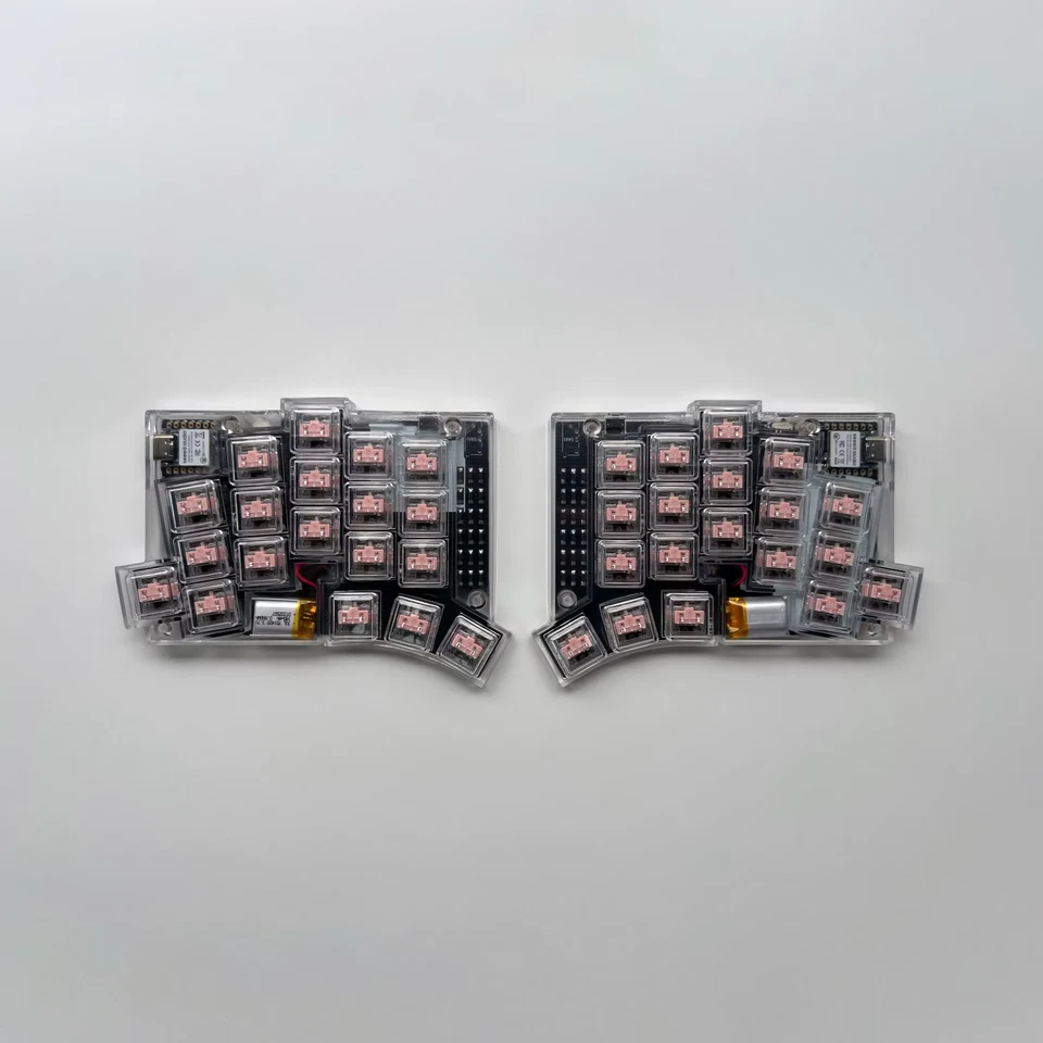 TOTEM+ Wireless Split Ergonomic Keyboard ZMK Bluetooth Choc V1 Low Profile DIY - Image 1 of 4