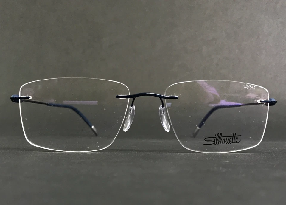 Monturas de gafas Silhouette 5561 LD 4540 azul purista medianoche 54-17-145 Foto 1 de 4