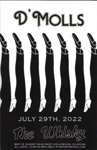 D' Molls Concert Poster From Whisky A Go Go July 29th, 2022 Show - Picture 1 of 1