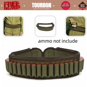 Tourbon Hunting 12GA Shotgun Cartridges Waist Belt Shotshell Holder Ammo Pouch - Picture 1 of 24