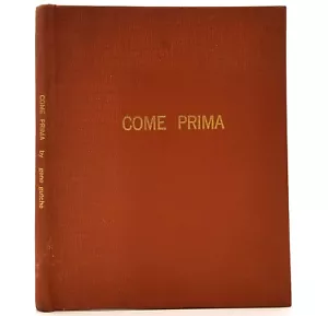 Come Prima by composer Gene Gutche 1970 First Limited Edition - Music Criticism - Imagen 1 de 6