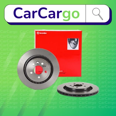 Brembo Vented Rear Brake Discs Pair For Volvo S60 T4F 2011-2015 302 mm - Изображение 1 из 4