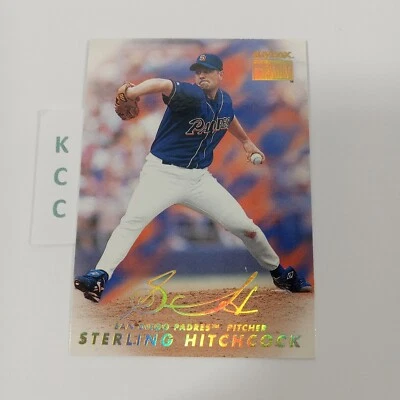 1999 Fleer Skybox Premium Sterling Hitchcock #183 San Diego Padres - Image 1 of 2