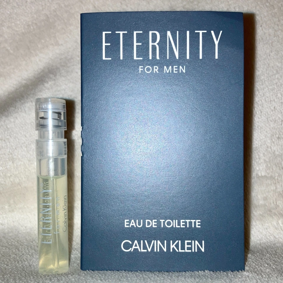 Calvin Klein Eternity for Men Eau De Toilette EDT Muestra Spray 0,04 oz, 1,2 ml Foto 1 de 1
