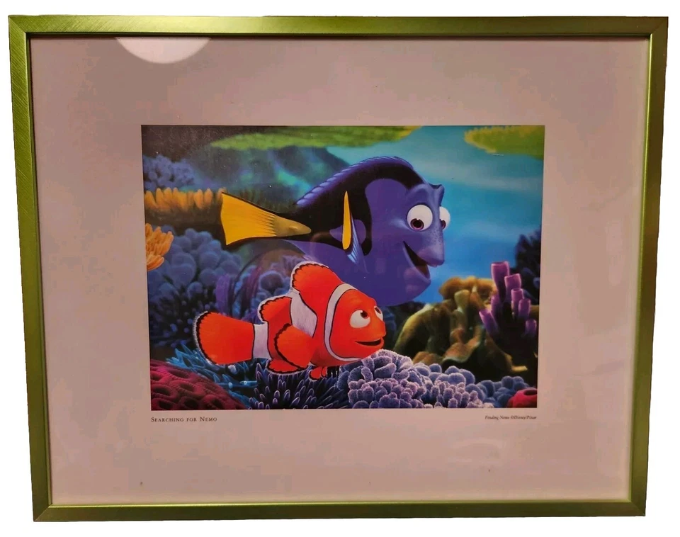 Litografía Disney Finding Nemo "Buscando a Nemo" en marco de 11,25"x14,25" Foto 1 de 1
