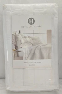 Hotel Collection Standard Pillow 1-Sham Structure 20" x 28" White - Picture 1 of 2