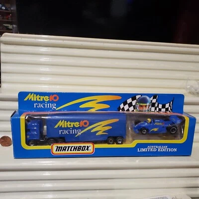 Matchbox 1993 Australian Limited Edn Mark Larkham Mitre 10 Racing New in C9 Box - Image 1 of 4