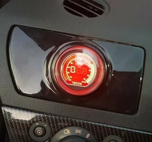 Vauxhall Astra H MK5 VXR calibre de ventilación de aire único adaptador brillo negro ABS - LHD - Imagen 1 de 3