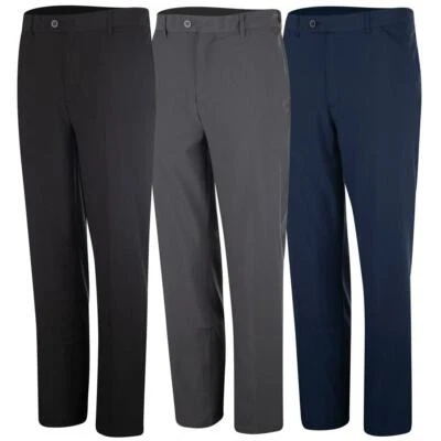 Island Green Golf Trousers Mens Stretch Breathable Quick Dry Tapered Fit Bottoms - Image 1 of 4