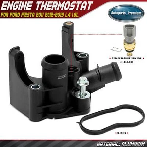 Thermostat Housing for Ford Fiesta 2011 2012-2019 L4 1.6L Naturally Aspirated - Picture 1 of 9