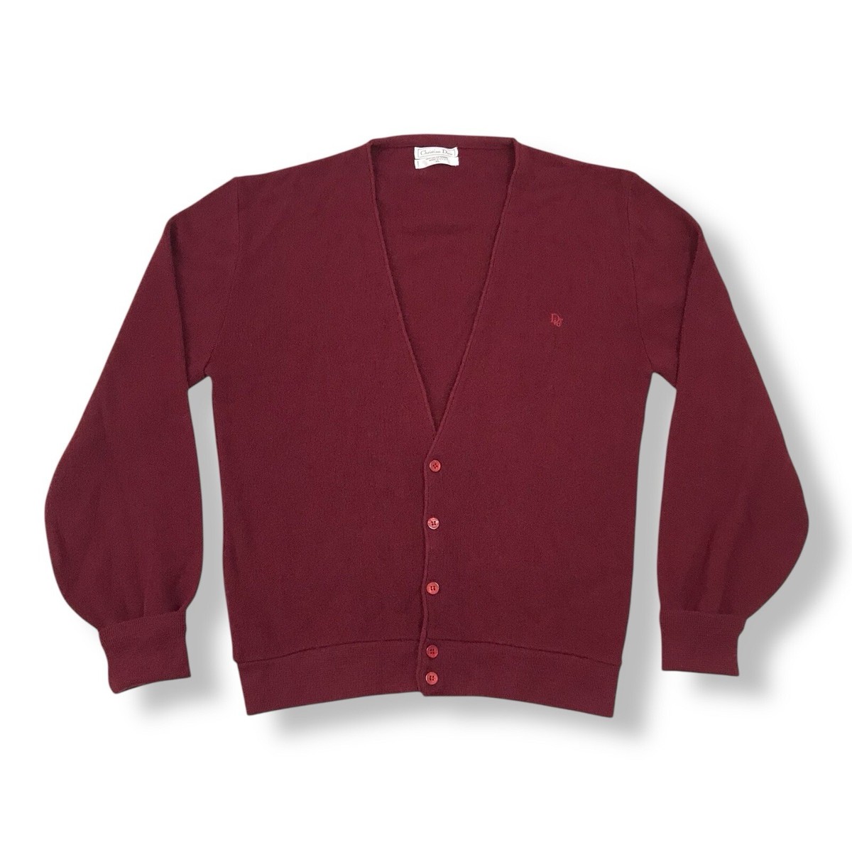 トップス 90's Christian Dior acrylic cardigan s-l400.jpg