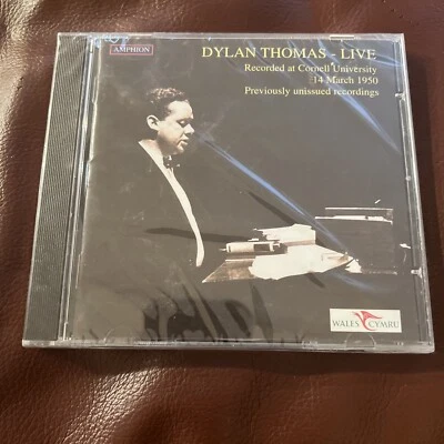 NEW SEALED Dylan Thomas Live Cornell University March 1950 VERY RARE CD Foto 1 de 2