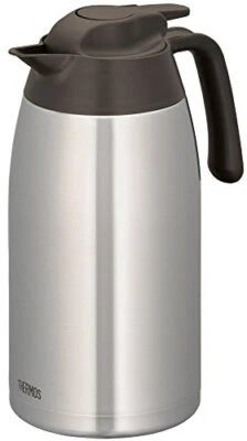Thermos Stainless Pot 2.0 L 升 不锈钢金属原色 褐色 THV-2001 SBW — 第 1/4 张图片